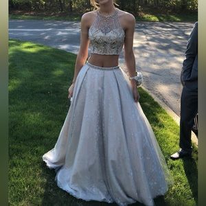 Two Piece Prom Dress